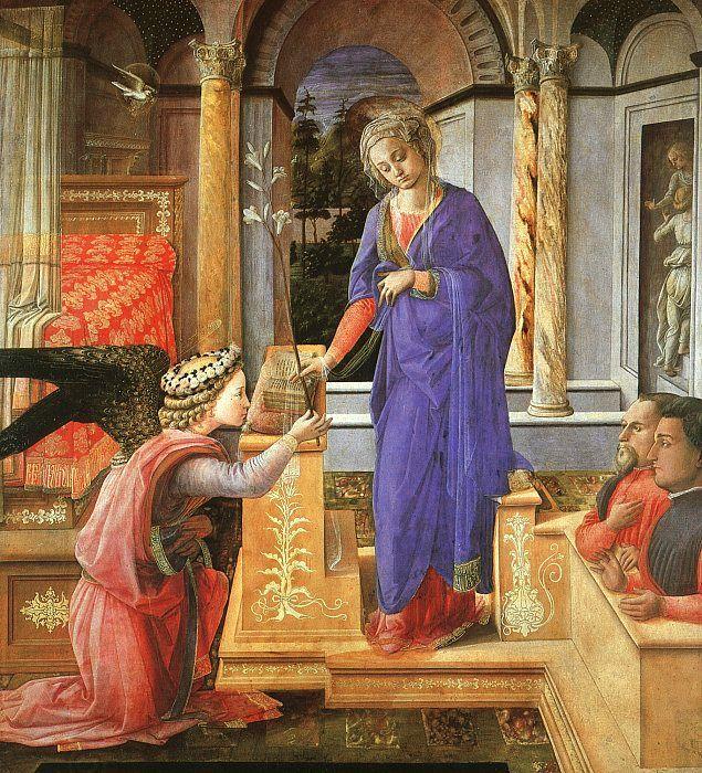 Fra Filippo Lippi Annunciation  aaa China oil painting art